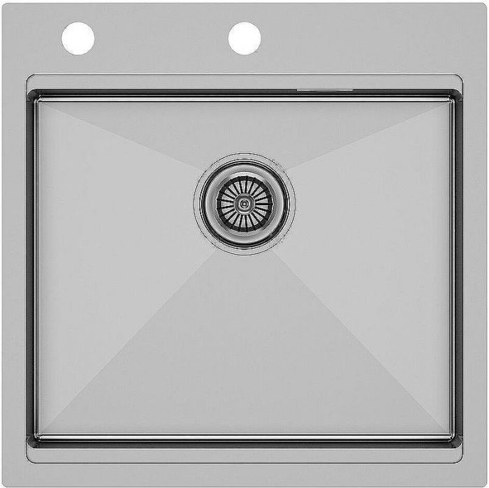 Кухонная мойка Paulmark Kroner-PRO 51 PM705151-BS Брашированная сталь