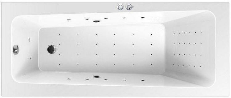 Акриловая ванна Excellent Ava 160x70 WAEX.AVA16.NANO.CR с гидромассажем