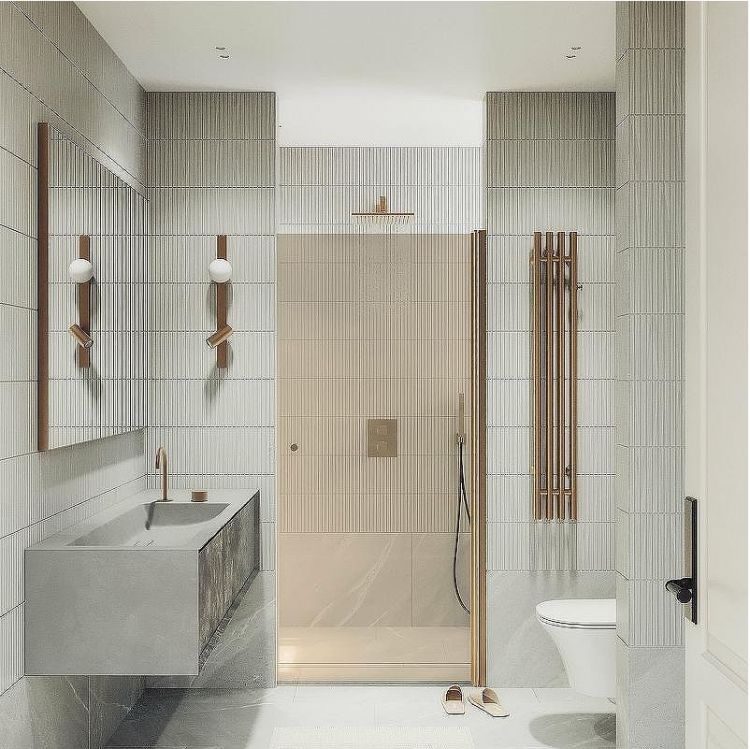 Душевая дверь Maybah Glass MGD-810-2 900x1980 на монопетле Бронза стекло бронзовое