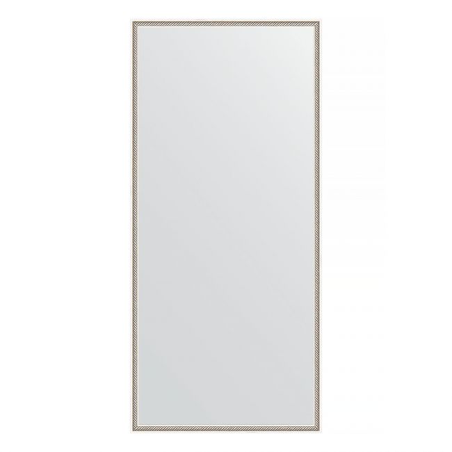 Зеркало EVOFORM  DEFENITE BY 0759 68x148 витое серебро 28 мм в багетной раме