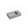 Умывальник CERAMICANOVA Element подвесной прямоугольный (чаша слева, отверстие под смеситель справа) цвет антрацит матовый CN6051LMH