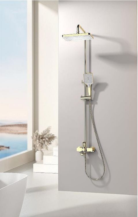 Душевая система Splenka S30.24.03 Золото матовое