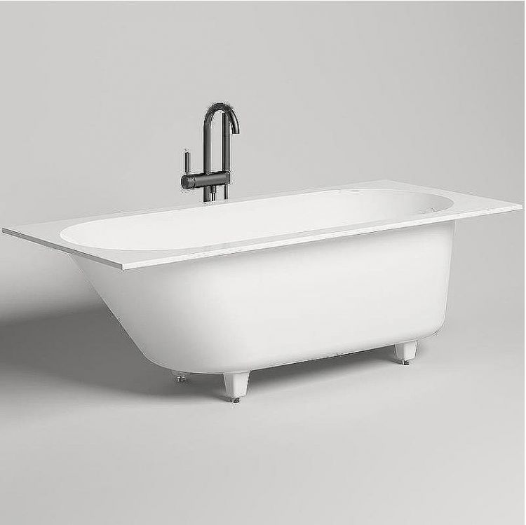 Ванна из искусственного камня Salini Ornella 170х75 102321M Белая матовая