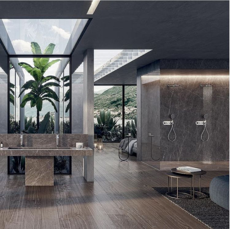 Душевая система Bossini Apice L10505.030 с термостатом Хром