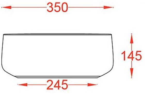 Раковина ARTCERAM COGNAC COL004 17 00