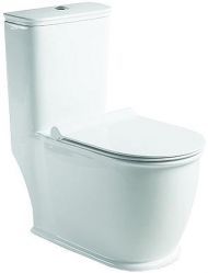 Унитаз моноблок SantiLine SL-5019 с сиденьем Микролифт