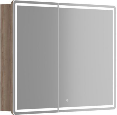 Зеркальный шкаф SANCOS Mirror 990x150х740 мм, с LED подсветкой, MI100EG