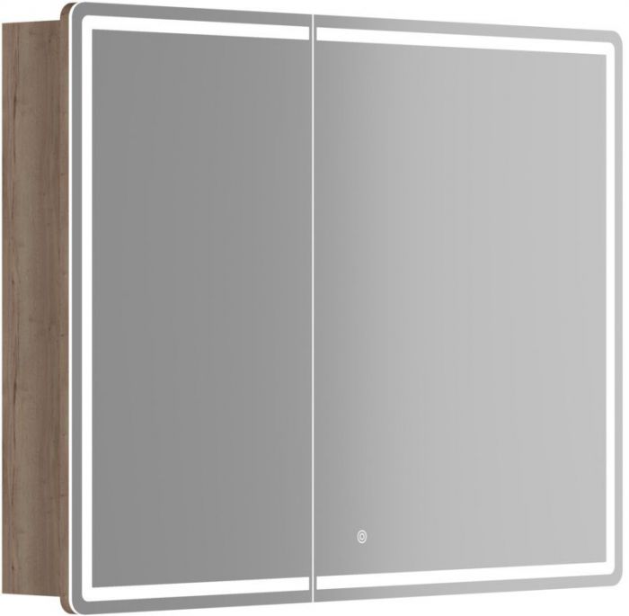 Зеркальный шкаф SANCOS Mirror 990x150х740 мм, с LED подсветкой, MI100EG