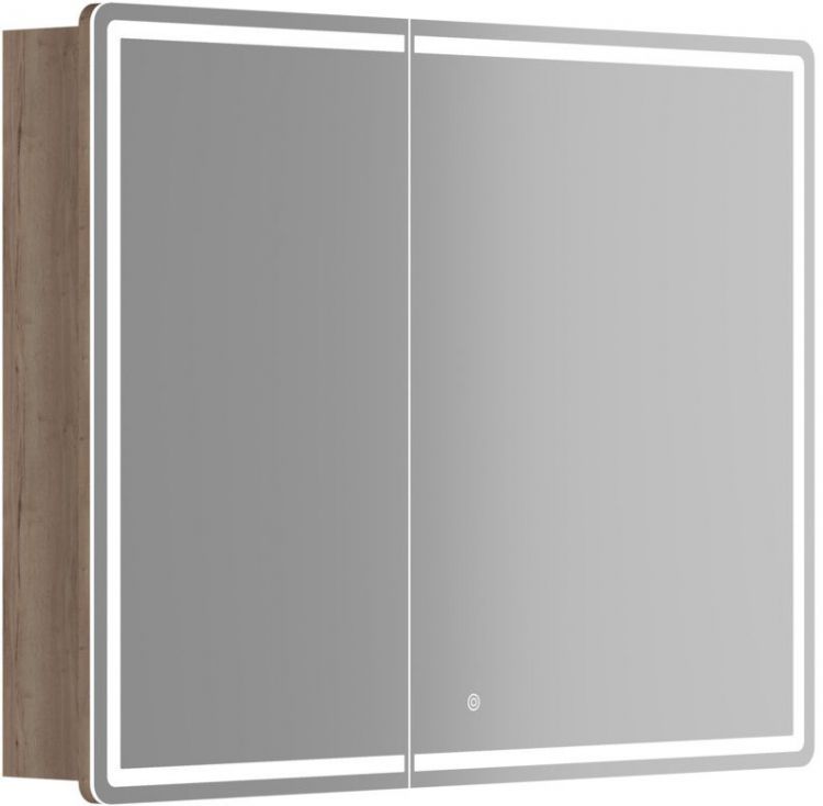Зеркальный шкаф SANCOS Mirror 990x150х740 мм, с LED подсветкой, MI100EG