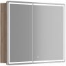 Зеркальный шкаф SANCOS Mirror 990x150х740 мм, с LED подсветкой, MI100EG