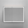 Зеркальный шкаф SANCOS Mirror 990x150х740 мм, с LED подсветкой, MI100EG