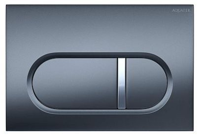 Клавиша смыва Aquatek KDI-0000050 цвет Оружейная сталь матовая