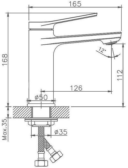 Смеситель для раковины Maretti Viola VA32RF572 цвет Хром Смеситель для раковины Maretti Viola VA32RF572 цвет Хром