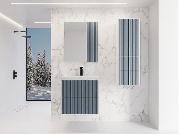 Зеркальный шкаф Style Line Стокгольм 60 ЛС-00002319 Графит софт