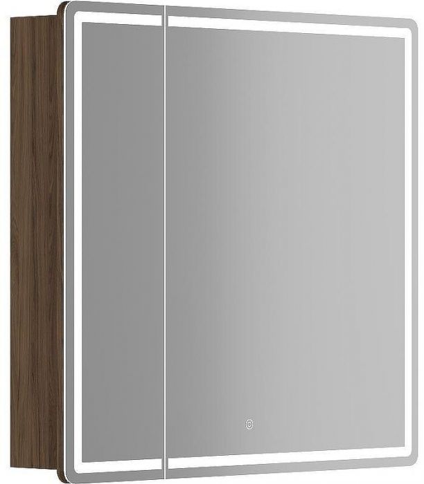 Зеркальный шкаф Sancos Mirror 80 MI80ECH с подсветкой Дуб чарльстон