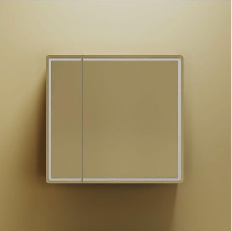 Зеркальный шкаф Sancos Mirror 80 MI80ECH с подсветкой Дуб чарльстон