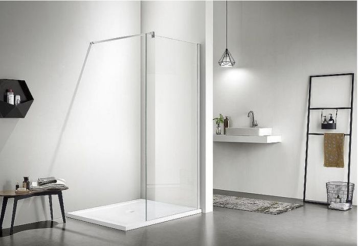 Душевая перегородка Aquatek 90 AQ WIW 09020CH профиль Хром стекло прозрачное