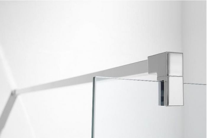 Душевая перегородка Aquatek 90 AQ WIW 09020CH профиль Хром стекло прозрачное