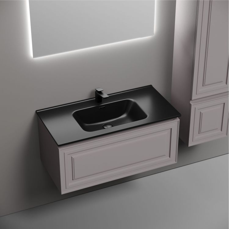 Тумба подвесная SANCOS Very 890х445х406, c одним ящиком оснащенным доводчиками, Doha Soft ,VR90SM Тумба подвесная SANCOS Very 890х445х406, c одним ящиком оснащенным доводчиками, Doha Soft ,VR90SM