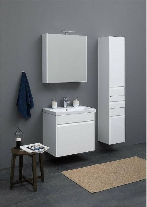 Зеркальный шкаф Aquanet Палермо 60 203939 Белый