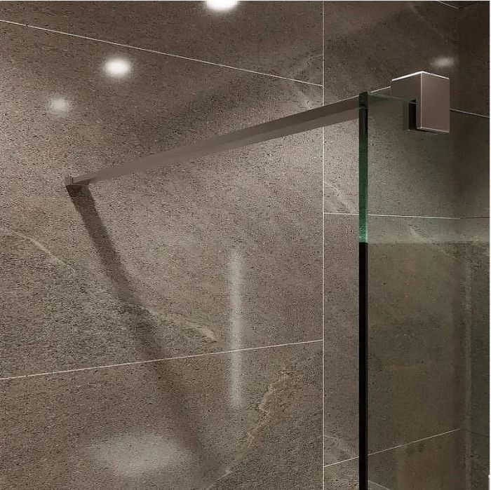 Душевая перегородка Reflexion Walk in 100 RX200100CCR-17 профиль Хром стекло прозрачное