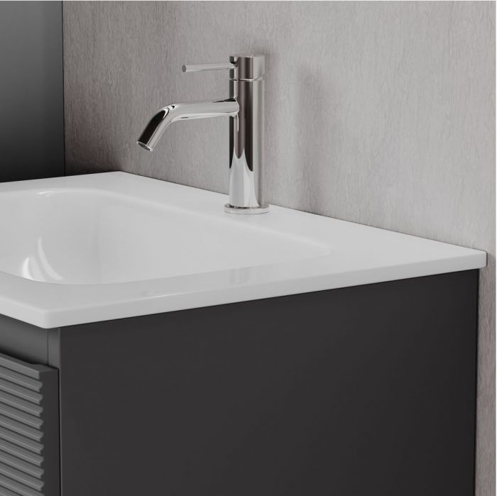 Тумба подвесная SANCOS под раковину Folk, Grey soft 590х445х500, FL60GS