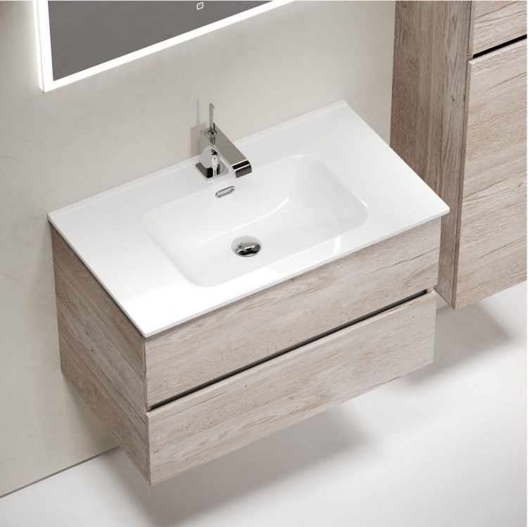 Тумба подвесная SANCOS под раковину Urban, дуб галифакс натуральный 790х450х550, UR80EG Тумба подвесная SANCOS под раковину Urban, дуб галифакс натуральный 790х450х550, UR80EG