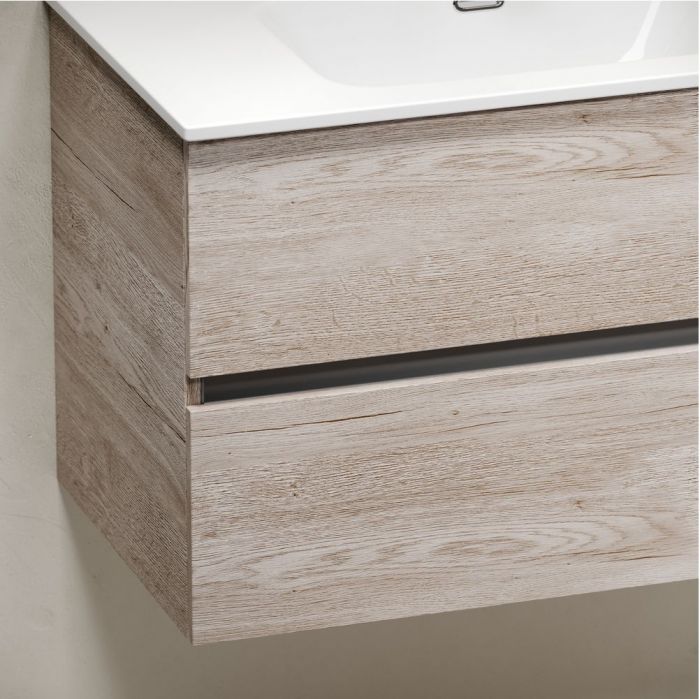 Тумба подвесная SANCOS под раковину Urban, дуб галифакс натуральный 790х450х550, UR80EG