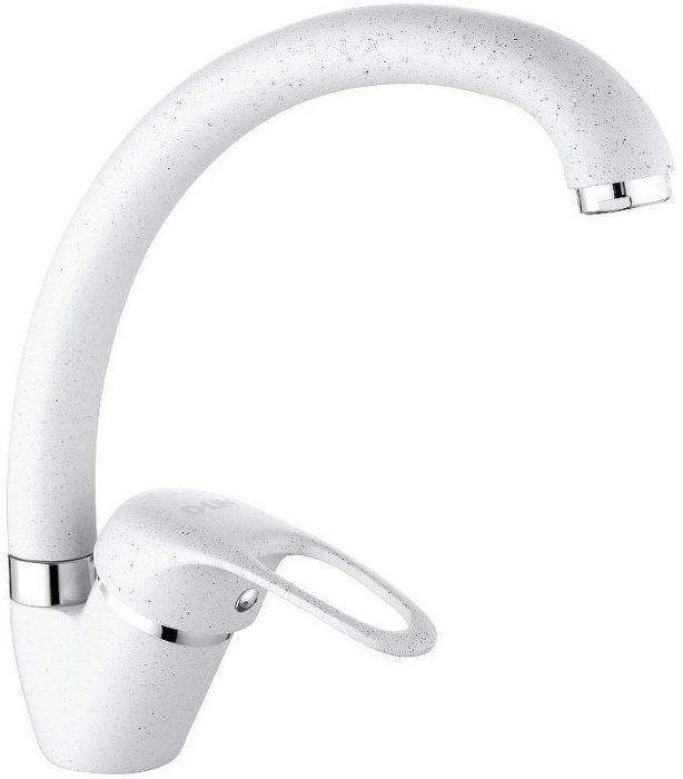 Смеситель для кухни D-Lin D150409-C Белый матовый