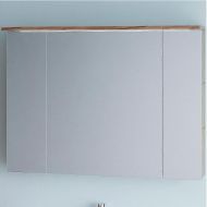 Зеркальный шкаф Бриклаер Кристалл 95 4627125417214 с подсветкой Дуб крафт табачный