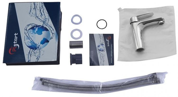 Смеситель для раковины Plstart PD10082 цвет Хром Смеситель для раковины Plstart PD10082 цвет Хром