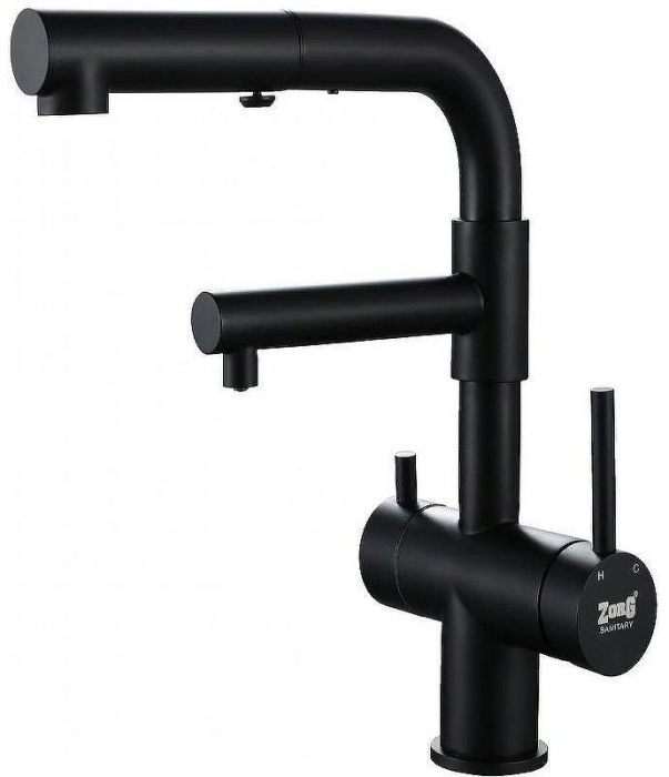 Смеситель для кухни ZorG Inox SZR-3216 GRAFIT Графит