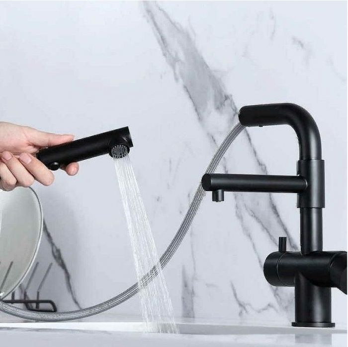 Смеситель для кухни ZorG Inox SZR-3216 GRAFIT Графит