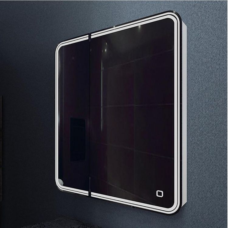 Зеркальный шкаф Mixline Адриана 70 R 547055 с подсветкой цвет Белый