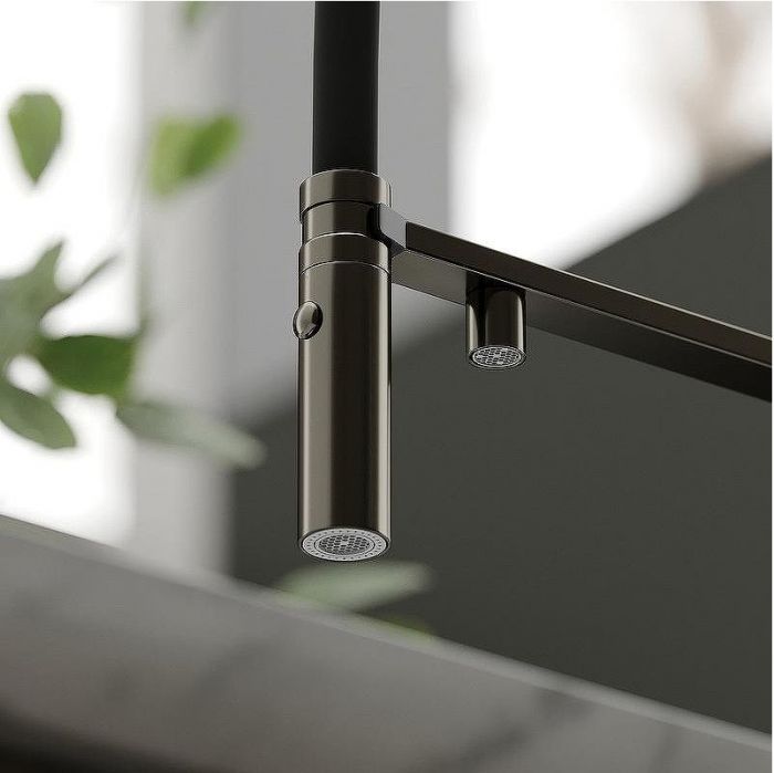 Смеситель для кухни Sancos Imola SC4010GG Вороненная сталь Черный