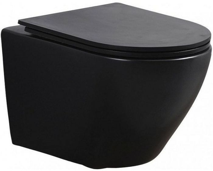 Унитаз Esbano Azalea ESUPAZALBM подвесной Черный матовый с сиденьем Микролифт