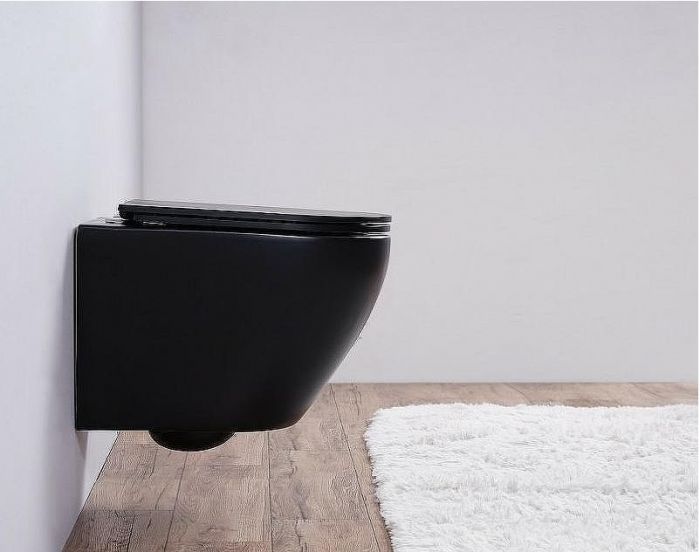 Унитаз Esbano Azalea ESUPAZALBM подвесной Черный матовый с сиденьем Микролифт