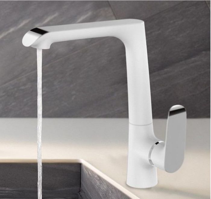 Смеситель для кухни WeltWasser Bonn 306 WT 10000002007 Белый Хром