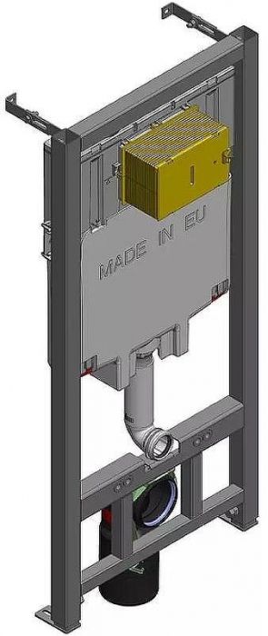 Комплект унитаза с инсталляцией Jacob Delafon Aleo E21730RU-00 с сиденьем Микролифт и клавишей смыва Хром