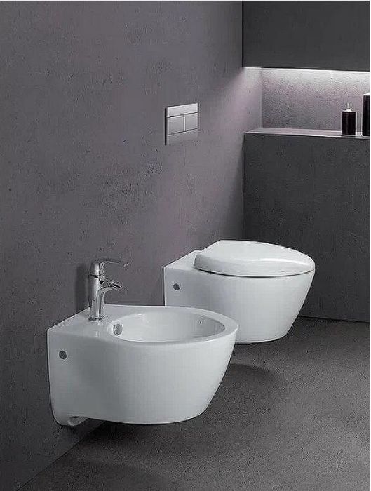 Комплект унитаза с инсталляцией Jacob Delafon Aleo E21730RU-00 с сиденьем Микролифт и клавишей смыва Хром