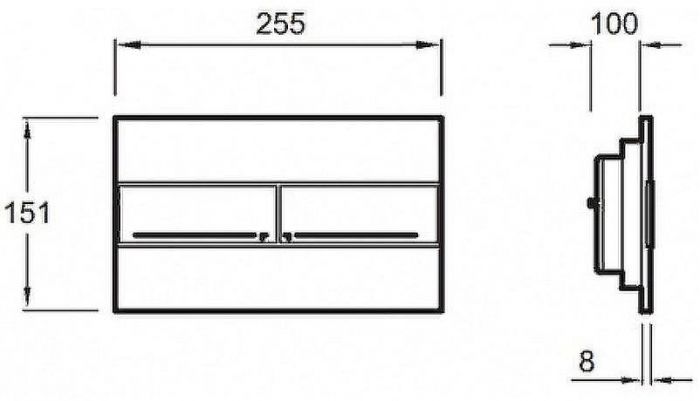 Комплект унитаза с инсталляцией Jacob Delafon Aleo E21730RU-00 с сиденьем Микролифт и клавишей смыва Хром
