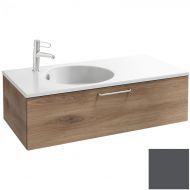 Тумба для комплекта 100 см Jacob Delafon Odeon Rive Gauche EB2516-R5-M53, серый антрацит матовый Тумба для комплекта 100 см Jacob Delafon Odeon Rive Gauche EB2516-R5-M53, серый антрацит матовый