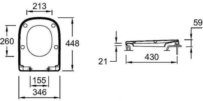 Комплект унитаза с инсталляцией Jacob Delafon Struktura E21771RU-00 с сиденьем Микролифт и Белой клавишей смыва