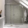 Душевой уголок WasserKRAFT Lippe 160x80 45S50 профиль Серебристый стекло прозрачное