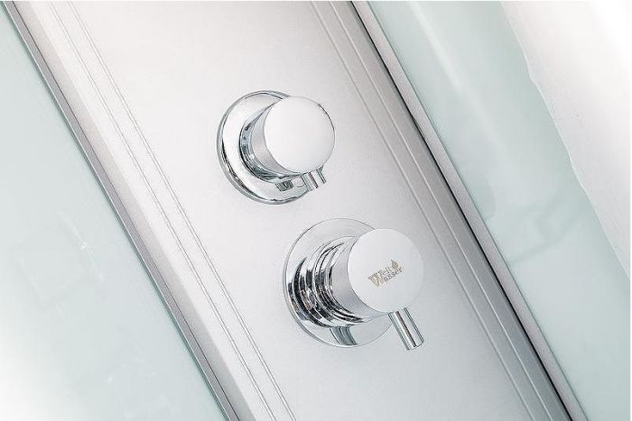 Душевая кабина WeltWasser WW500 Emmer 11055-2 110x110 10000004652 профиль Хром стекло прозрачное