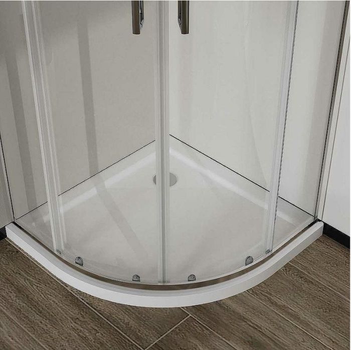 Душевой уголок Vincea City 80x80 VSQ-5CT800CL профиль Хром стекло прозрачное