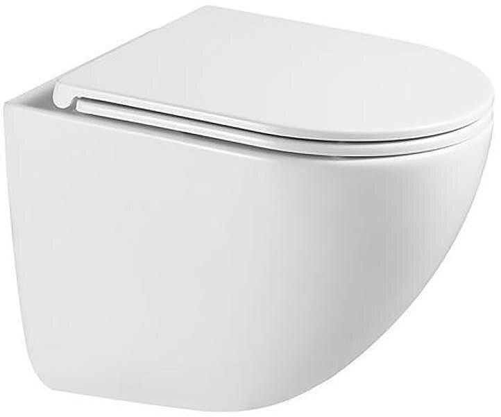 Унитаз SantiLine SL-5025Z подвесной цвет Белый с сиденьем Микролифт