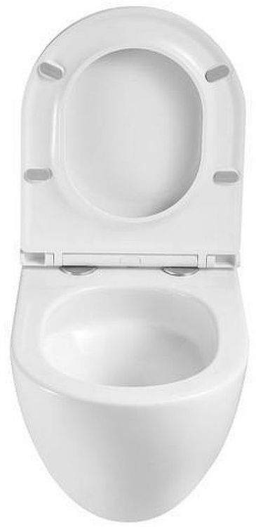 Унитаз SantiLine SL-5025Z подвесной цвет Белый с сиденьем Микролифт