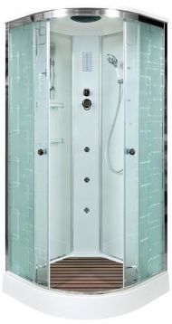 Душевая кабина Avacan 100 EM1510GM+EL с гидромассажем