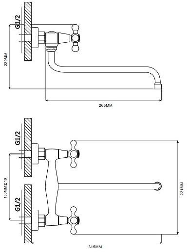 Смеситель для кухни Ekko E46019 цвет Хром